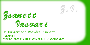 zsanett vasvari business card