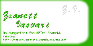zsanett vasvari business card
